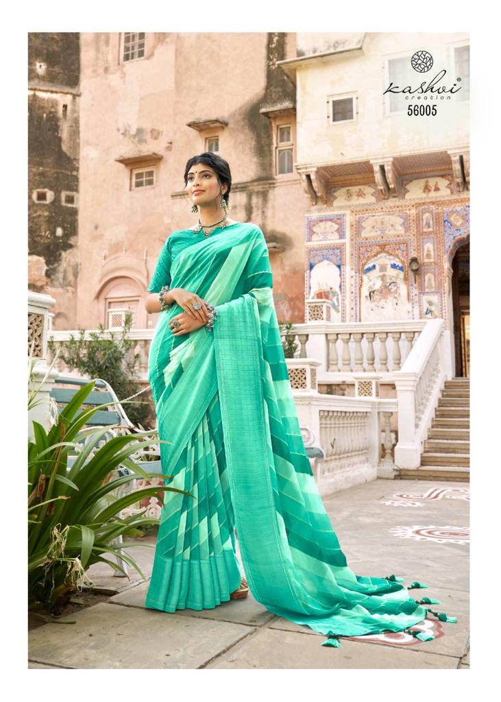 Kashvi Rangat New Exclusive Wear Printed Georgette Designer Saree Collection

